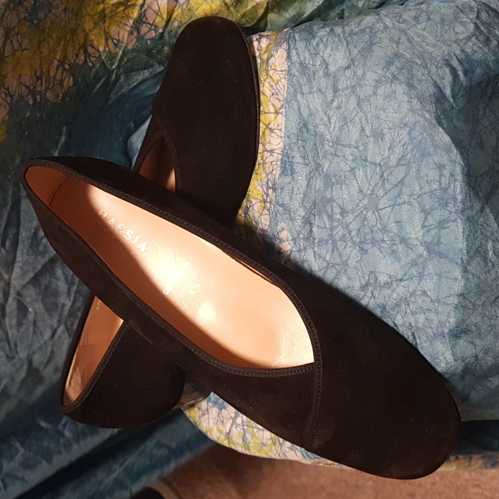Hassia Cordoba- K Black Suede All Leather Dress Shoes EU 8.5 / US 10.5